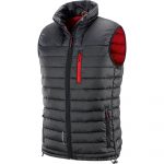 Gilet Sion Nero-Bordeaux