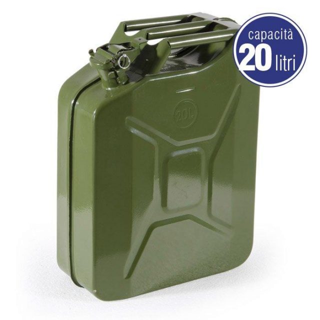 TANICA per carburante in metallo da 5 litri