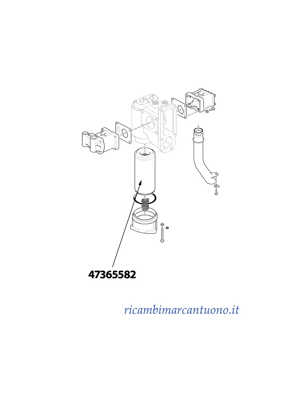 Filtro idraulico New Holland-47365582