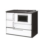 cucina-a-legna-in-acciaio-con-forno-e-cassetto-portalegna-k-line-basic-bianco-e-nero