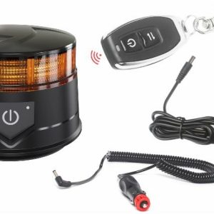 Lampeggiante LED con telecomando e batteria AMA