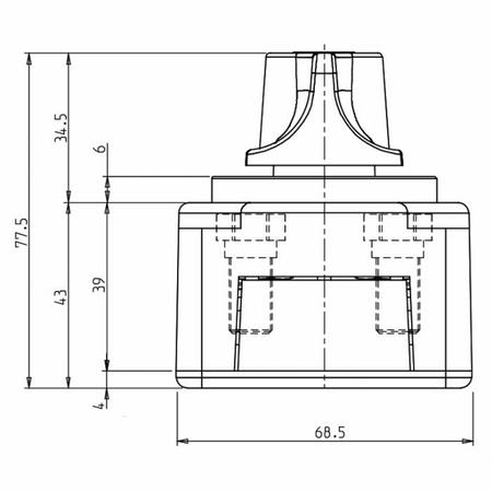 Interruttore staccabatteria con maniglia rotativa 65930 AMA