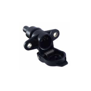 02928 - Presa 2 poli 12V in plastica , con due fori di fissaggio e coperchio