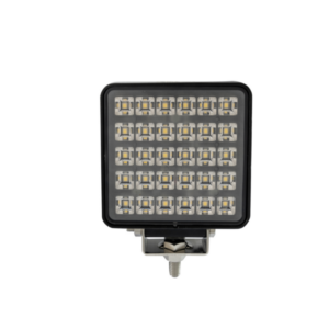 68050 - Faro da lavoro quadrato a LED 10-30V, 26,3W, 3800LM, 30 LED, raggio ampiolargo, con interruttore.